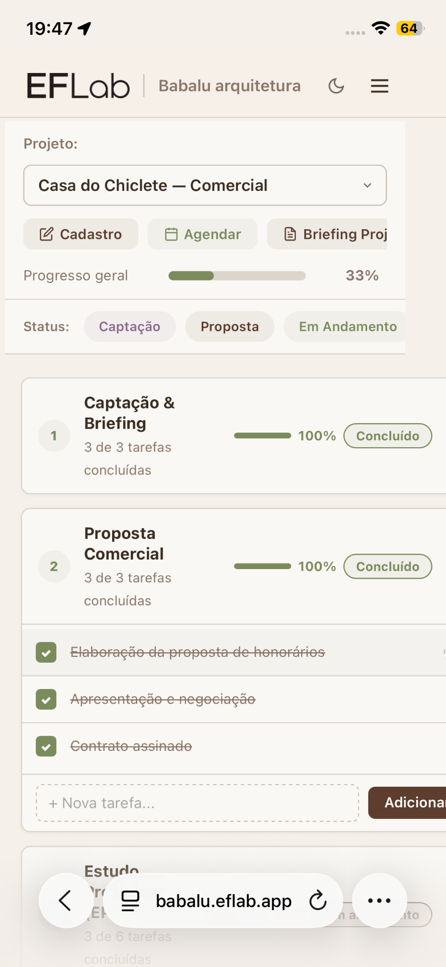 Projeto no Fluxo Certo